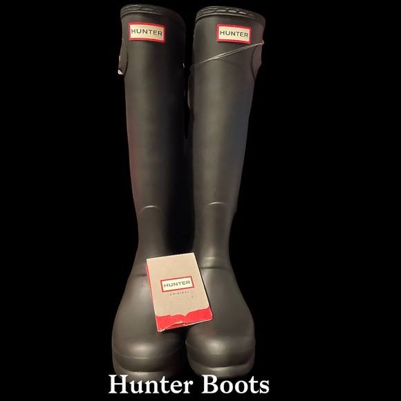 COPY - HUNTER WOMEN'S ORIGINAL TALL  RAIN BOOTS - Picture 1 of 8